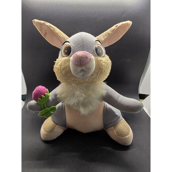 The Walt Disney Co. Thumper 10" Plush Rabbit Stuffed Animal Toy 1992 Mattel Flaw - Picture 2 of 16